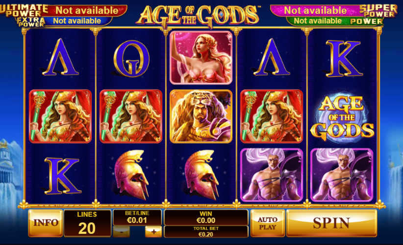 age of gods playtech 12bet india