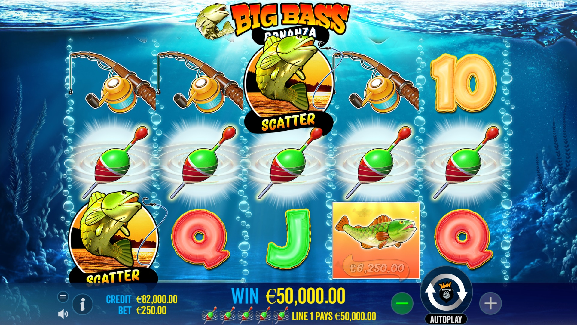 big bass bonanza 12bet india slot graphics