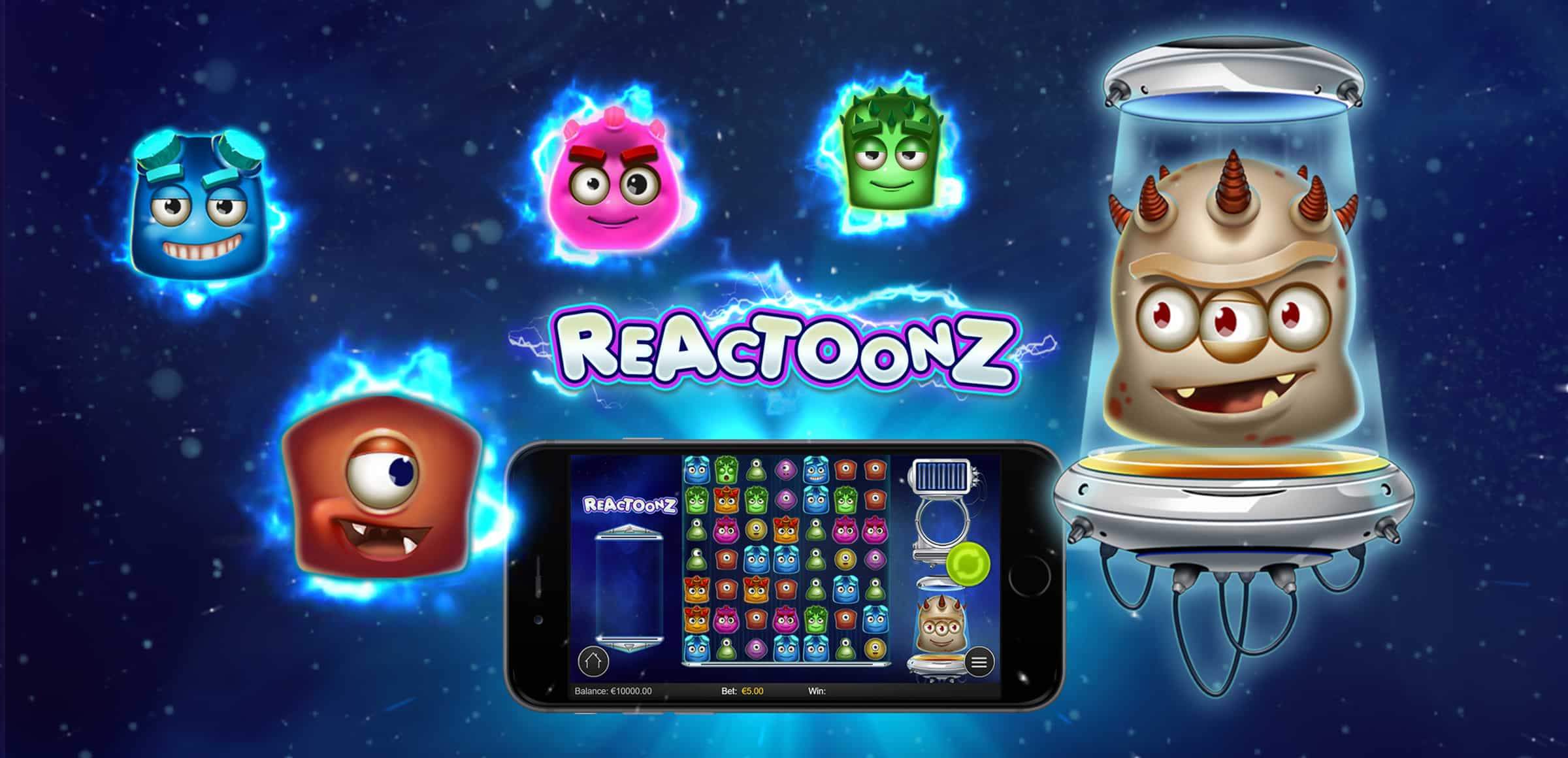 reactoonz slots sci fi 12bet india slots